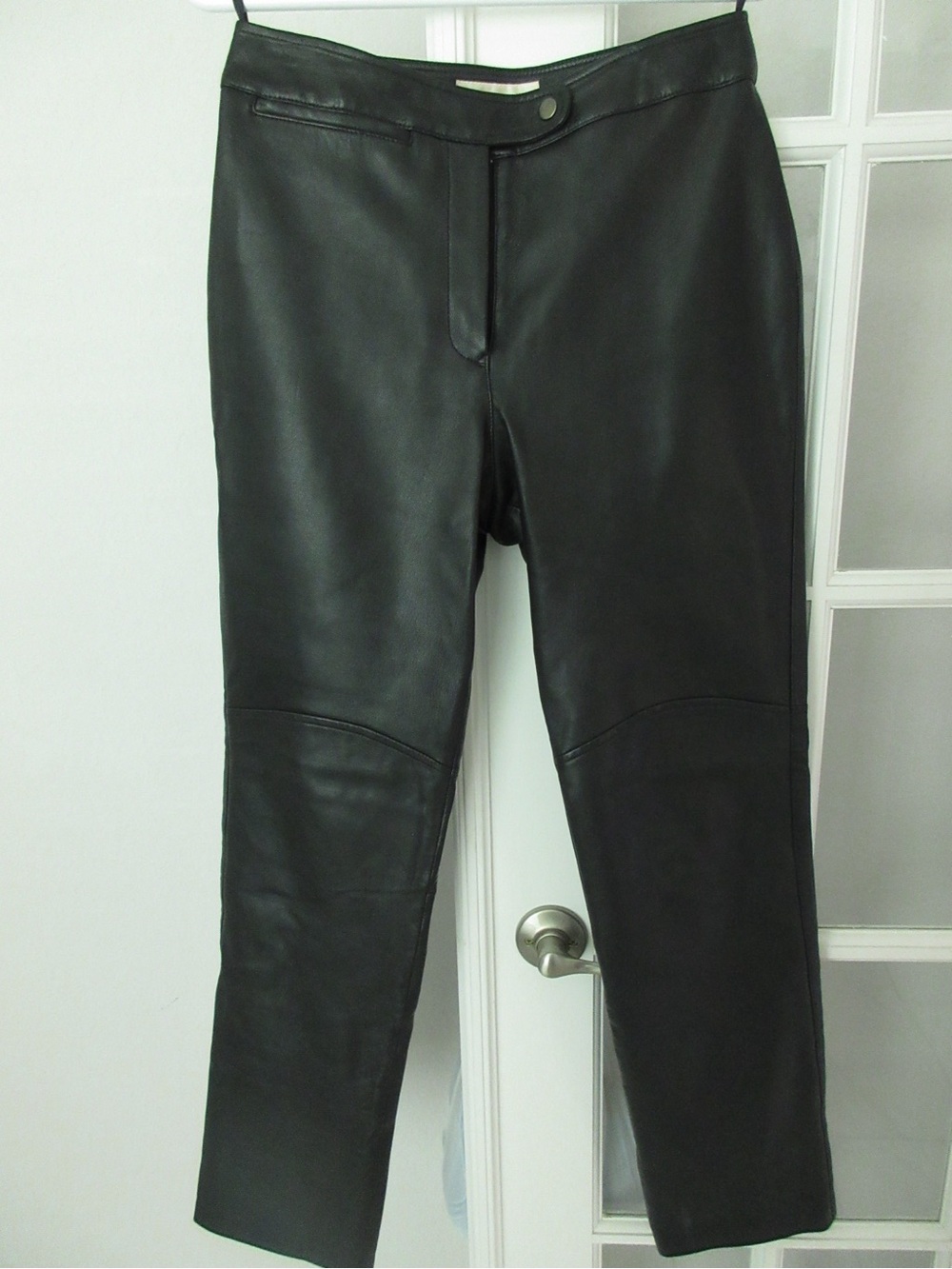 Margaret Godfrey Classic Black Leather Pants